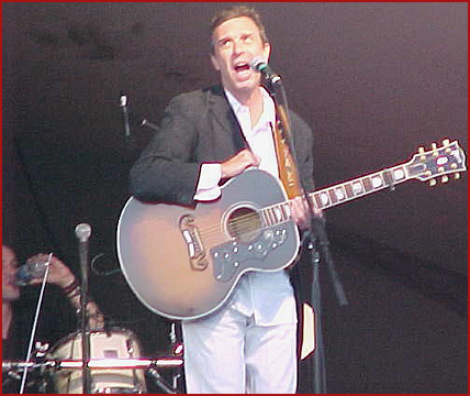 Zachary Richard performing at the Festival Acadien